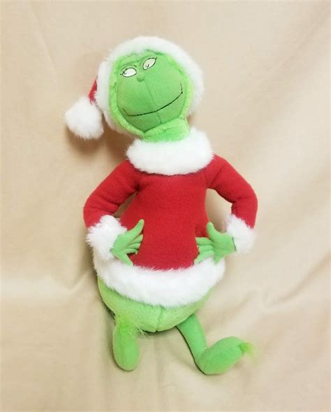 stuffed animal grinch|More.